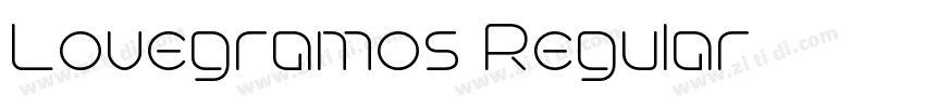 Lovegramos Regular字体转换
